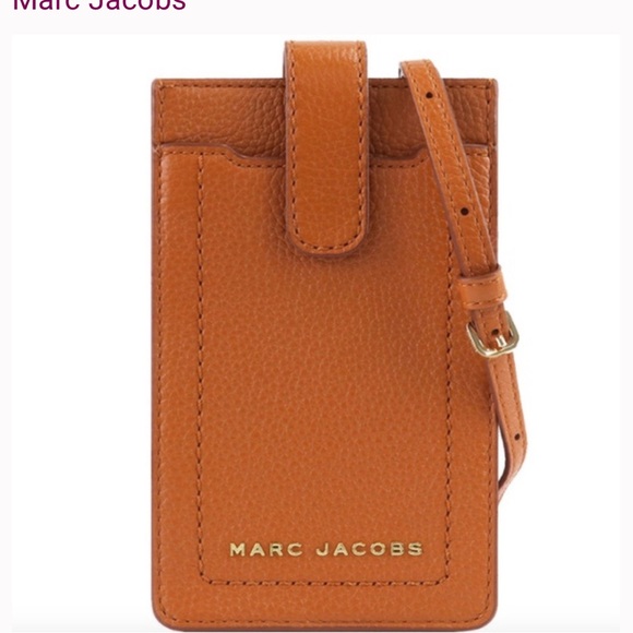 Marc Jacobs Handbags - Phone Crossbody Bag MARC JACOBS  in Smoked Almond